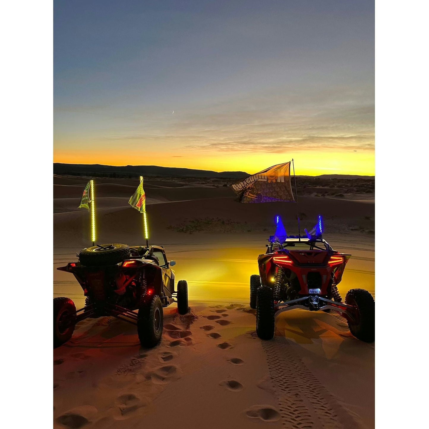 Kool Whips 4ft LED Whips V2 (Pair)