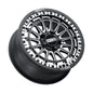 Delta R Beadlock Wheel (Satin Black Contrast Cut) | Metal FX Offroad