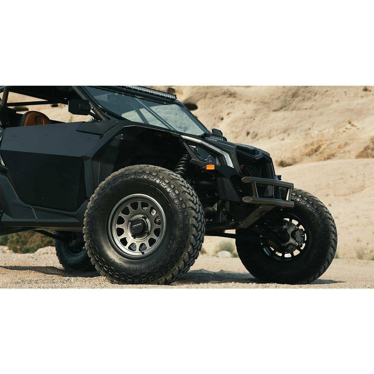 Can Am Maverick R 414 Bead Grip Wheel (Matte Black) (15x10)
