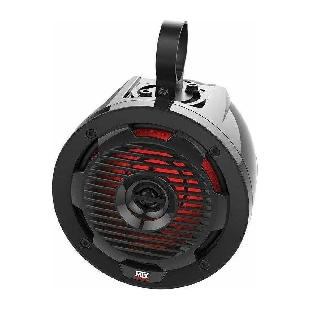 Can Am Maverick Bluetooth Overhead Sound Bar with 2 Amplified Cage Mount Speakers
