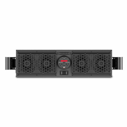 Polaris RZR Bluetooth Overhead Sound Bar with 2 Amplified Cage Mount Speakers & Subwoofer