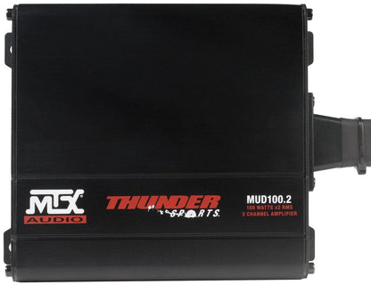 MTX Audio Universal Audio Package With Amplifier & 2 Roll Cage Speakers