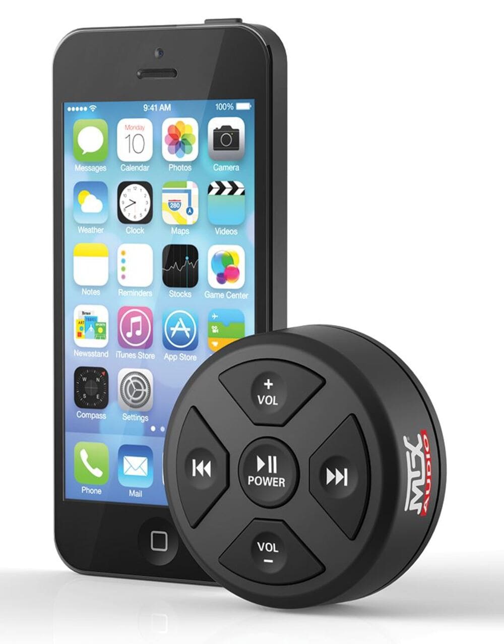 MTX Audio Universal Bluetooth Audio Package With Amplifier & 4 Roll Cage Speakers