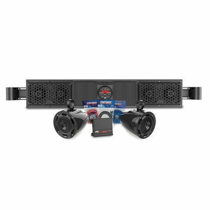 Yamaha Viking Bluetooth Overhead Sound Bar with 2 Amplified Cage Mount Speakers
