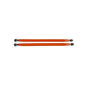 Polaris Pro R / Turbo R High Clearance Radius Rods by AJK Offroad Orange Upper Rods
