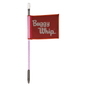 6FT LED Whip with Flag (Pink)