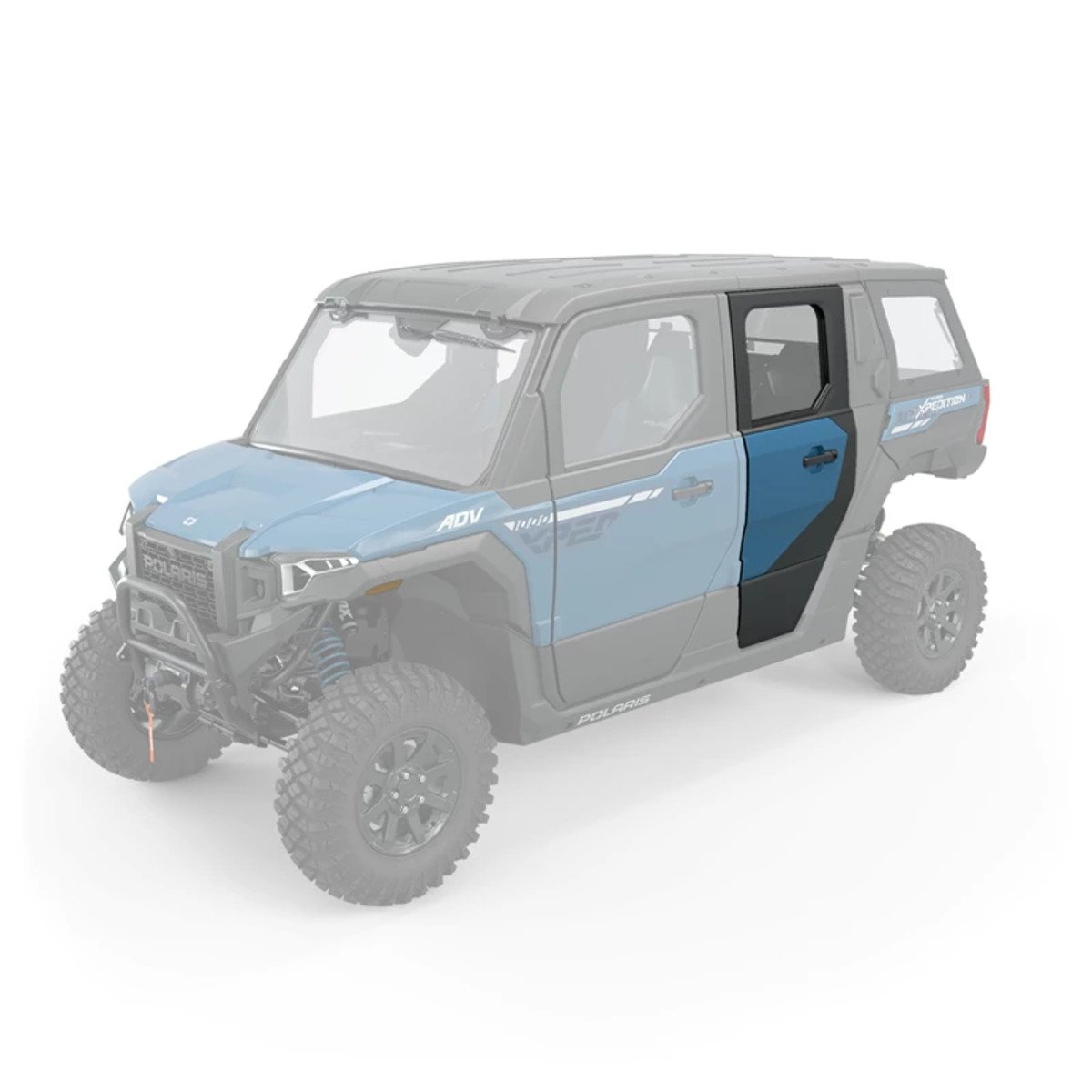 Polaris Xpedition Full Poly Rear Doors - Manual Windows