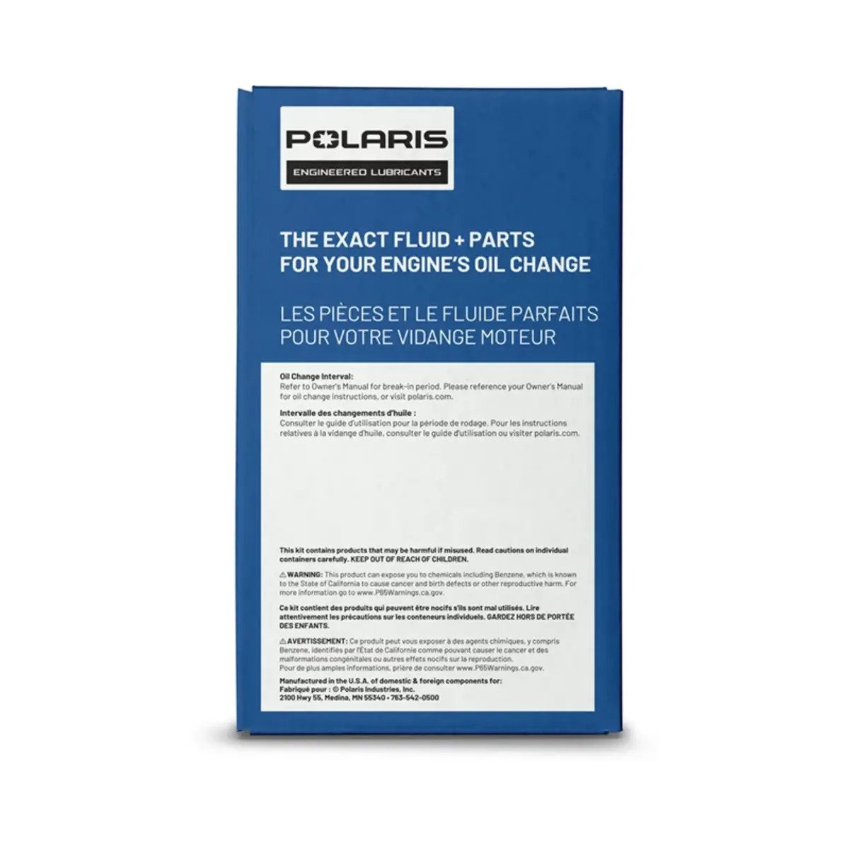 Polaris Full Synthetic Oil Change Kit - 2 QTS of PS-4 Extreme Engine Oil, 1 Oil Filter & Crush Washer