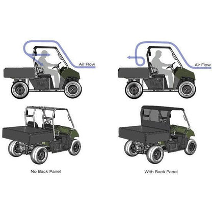 Polaris General Polycarbonate Rear Windshield