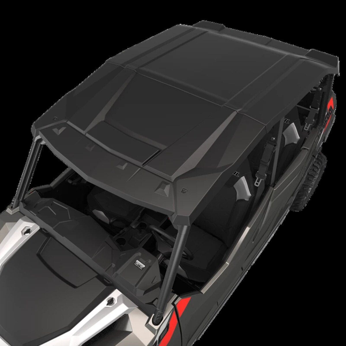 Polaris General XP 4 1000 Poly Sport Roof, Black - 4 Seat