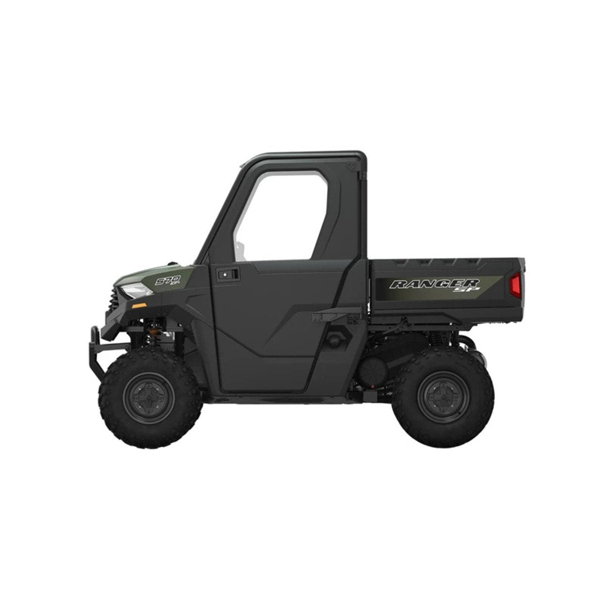Polaris Ranger SP 570 Poly Front Door Set with Manual Windows - Black