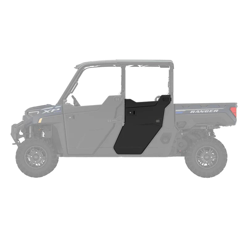 Polaris Ranger Crew XP 1000 Rear Half Doors - Poly