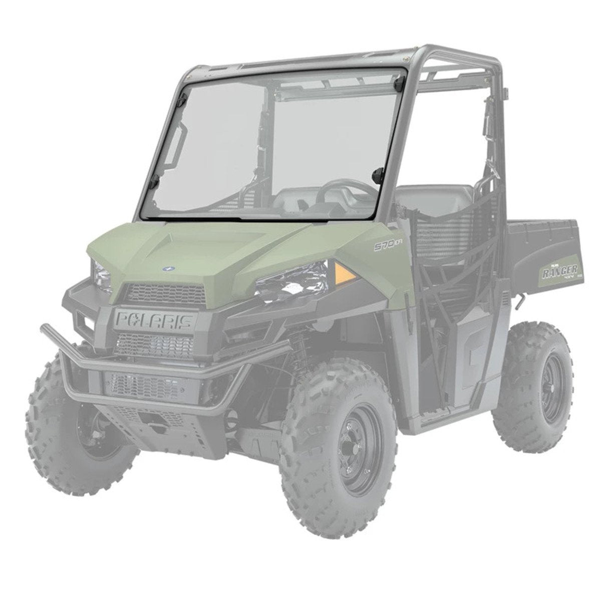 Polaris Ranger SP 570 Polycarbonate Full Windshield - Clear