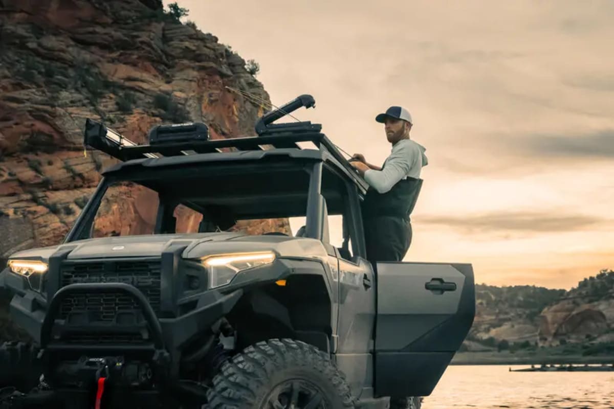Polaris Rhino-Rack Fishing Rod & Ski Holder