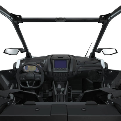 Polaris RZR Side View Adjustable Folding Mirrors Rops Mounted - Set of 2