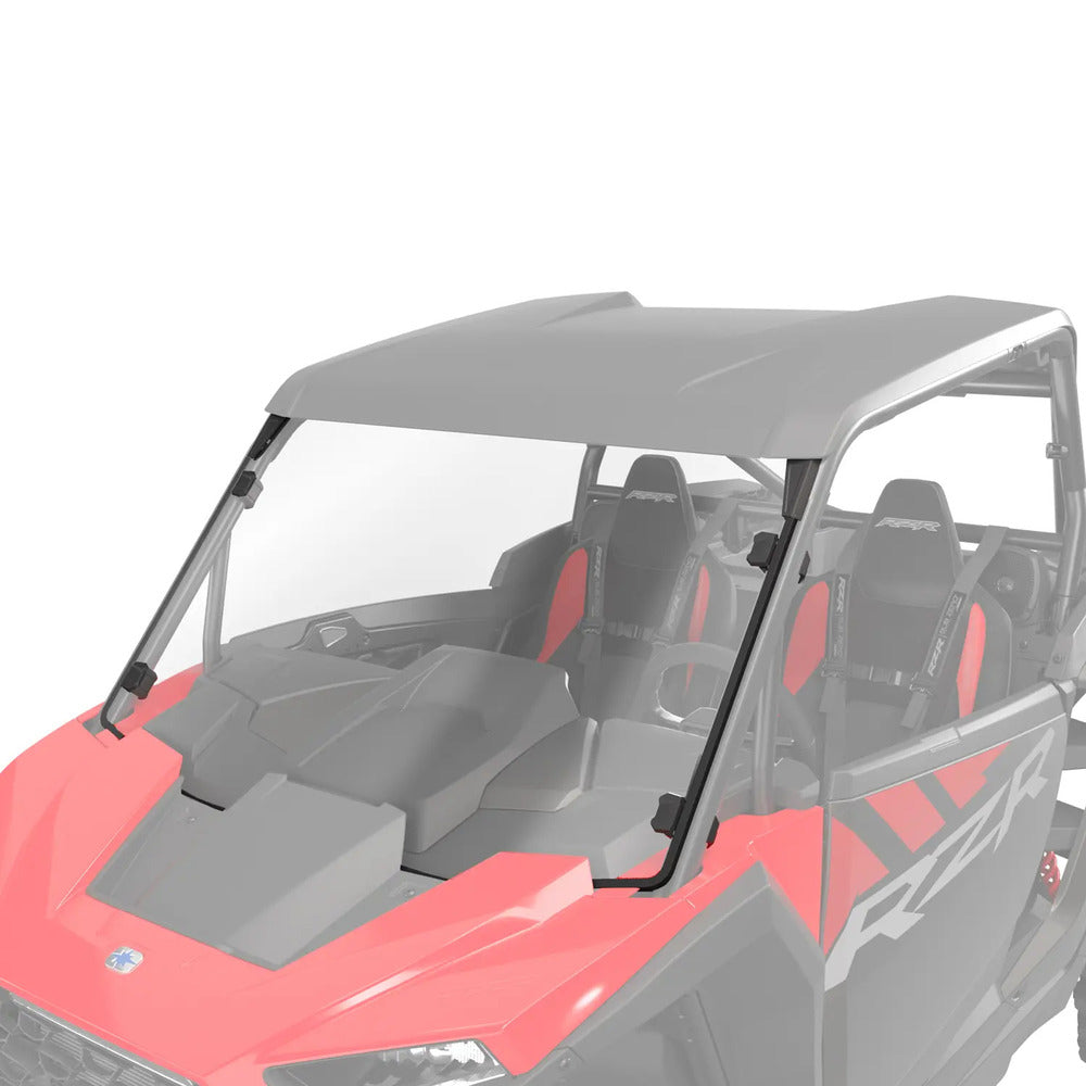 Polaris RZR XP 1000 Lock & Ride Full Windshield - Hard Coat Poly
