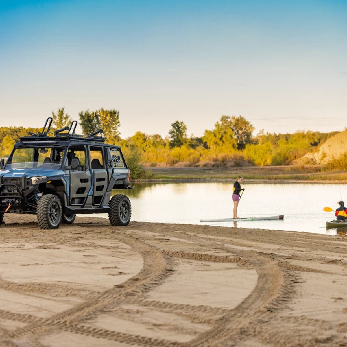 Polaris Xpedition Skeleton Half Doors - Front