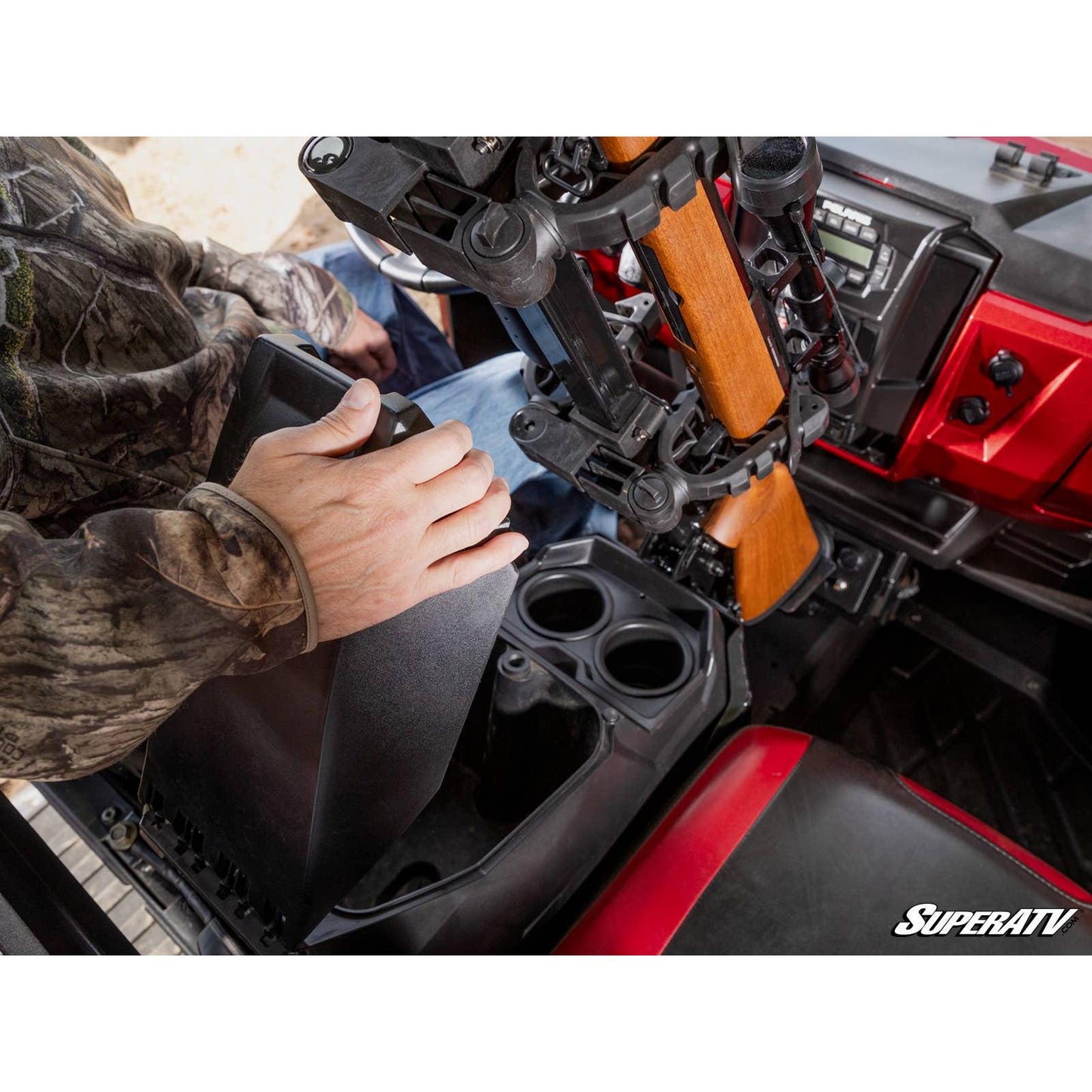 Polaris Ranger XP 570 Floor Mounted Gun Holder