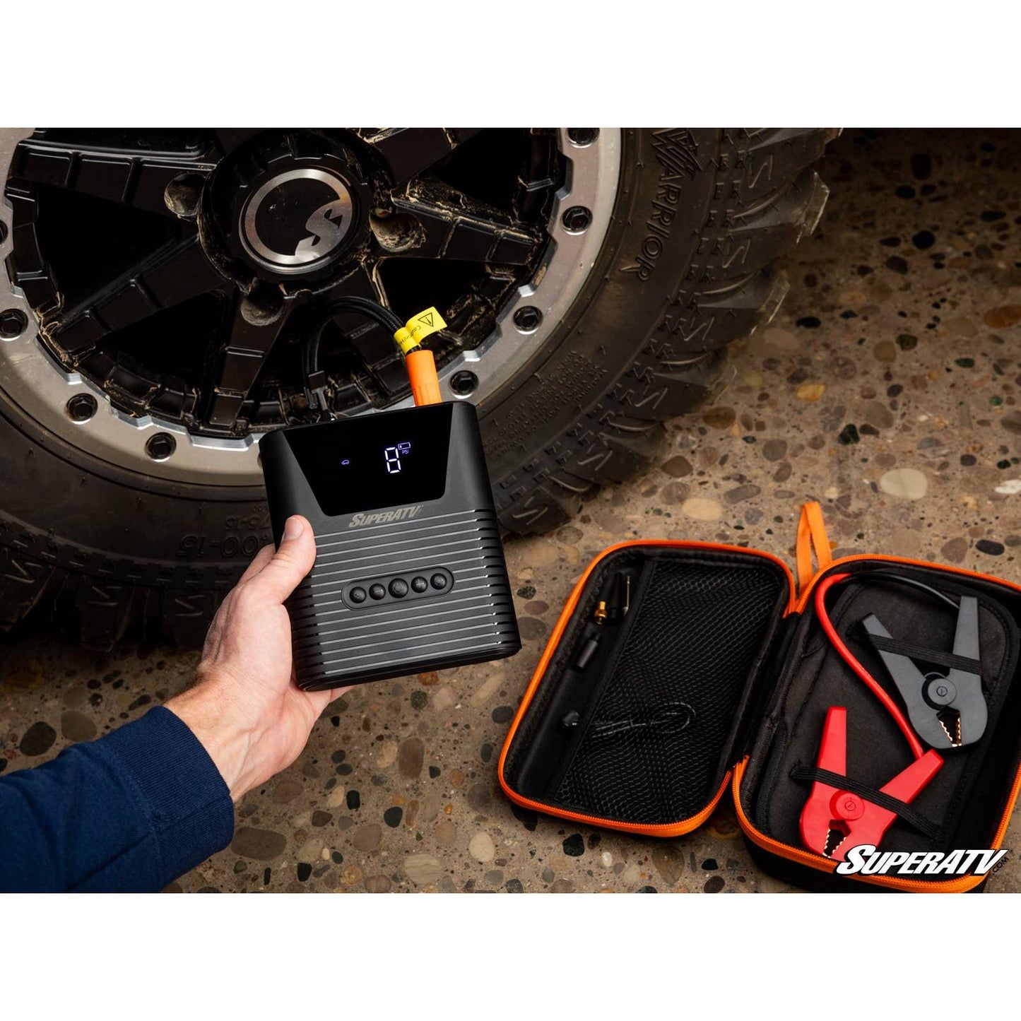 Jump Starter with Air Compressor