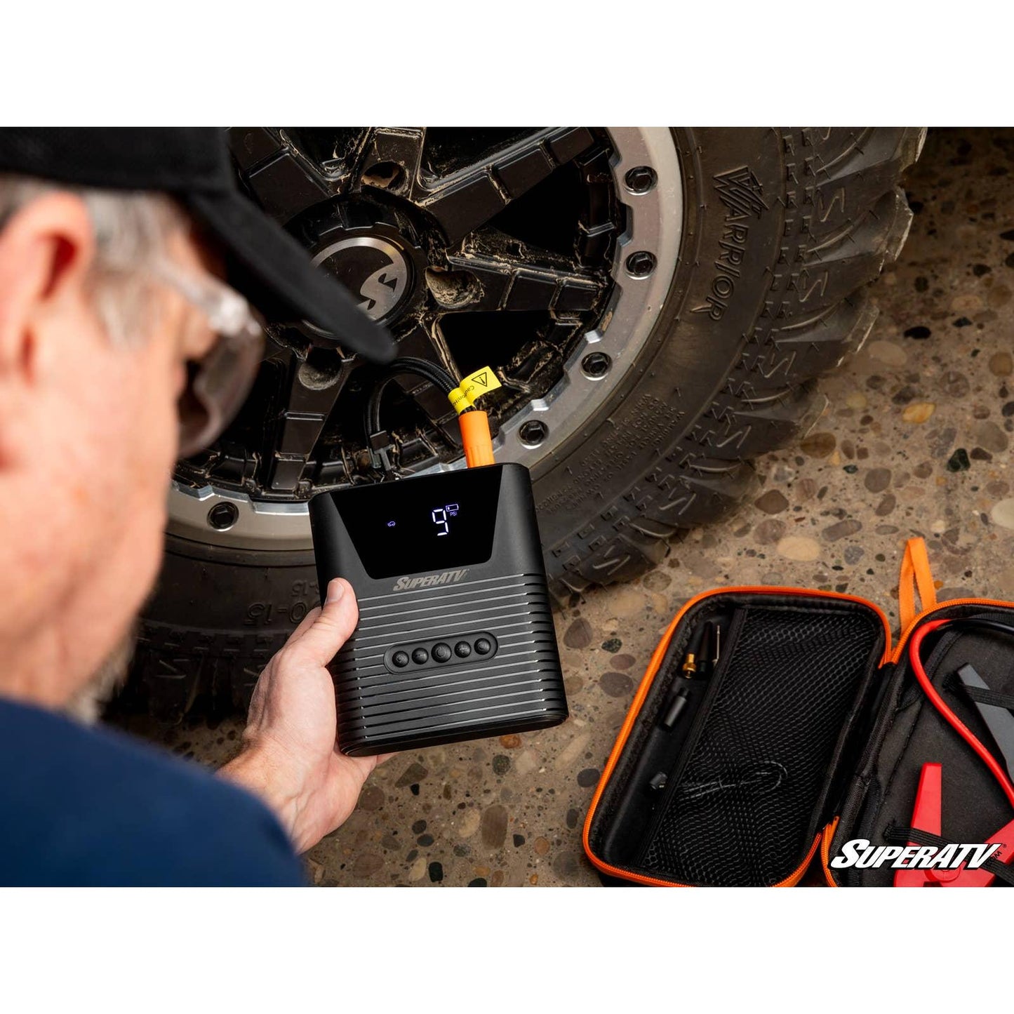 Jump Starter with Air Compressor