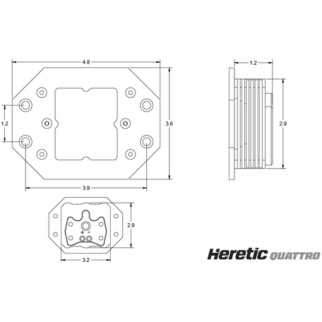 Quattro Flush Mount LED Light Pods (Pair)