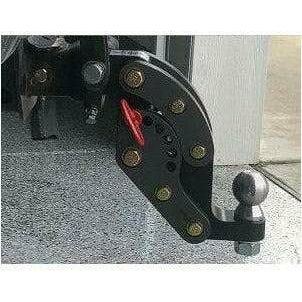 2.5" Black Anodized Hitch Receiver 10" Drop 14K