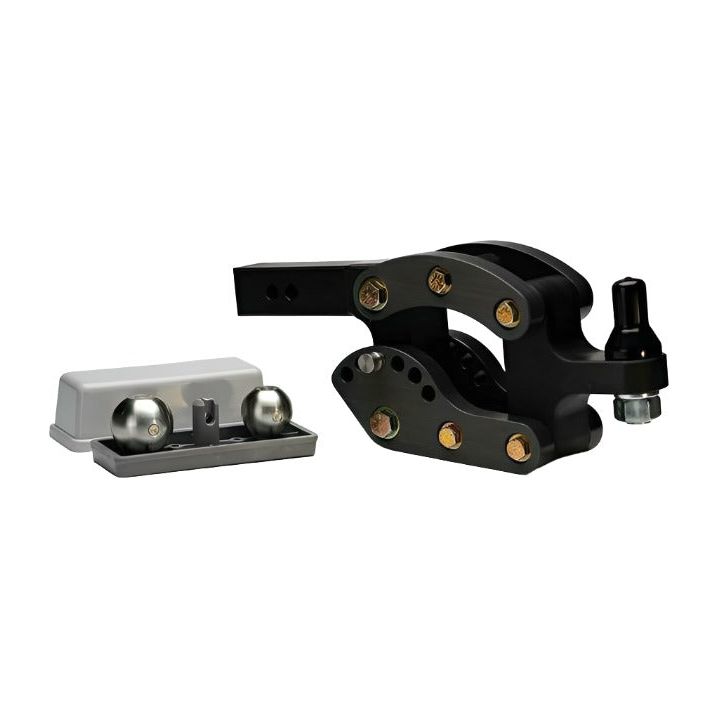 2.5" Black Anodized Hitch Receiver 7" Drop 14K