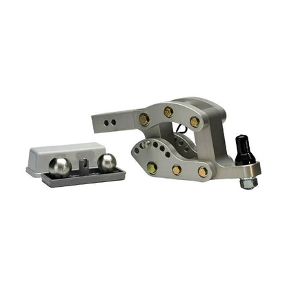 3" Clear Anodized Hitch Receiver 10" Drop 16K