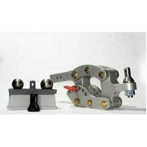 3" Clear Anodized Hitch Receiver 7" Drop 16K