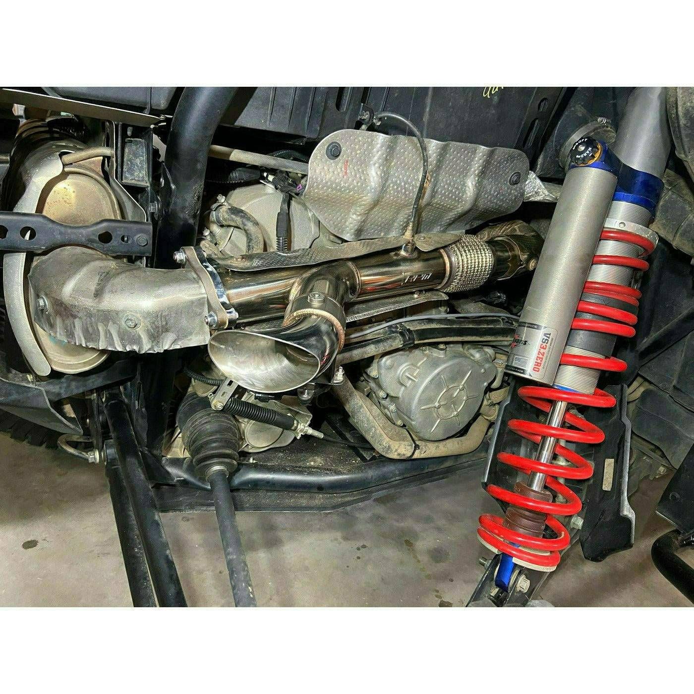 Polaris RZR Turbo 2.5" Captain's Choice Electric Side Dump Exhaust