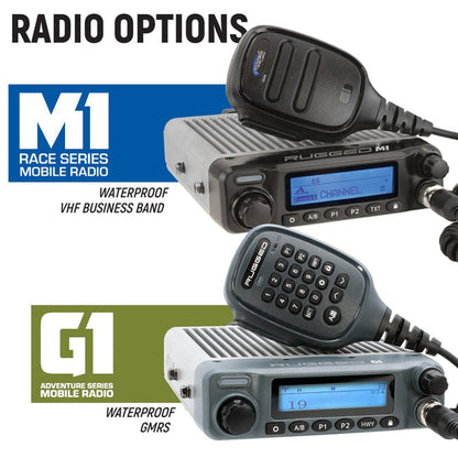 2025 Polaris RZR Pro XP, Pro R, and Pro S - Complete Communication Kit with Bluetooth Intercom and 2-Way Radio