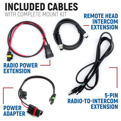 Polaris Xpedition Radio and Remote Head Intercom Mount Kit
