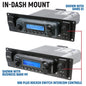 Yamaha RMAX Complete Communication Kit with Rocker Switch Bluetooth Intercom and 2-Way Radio