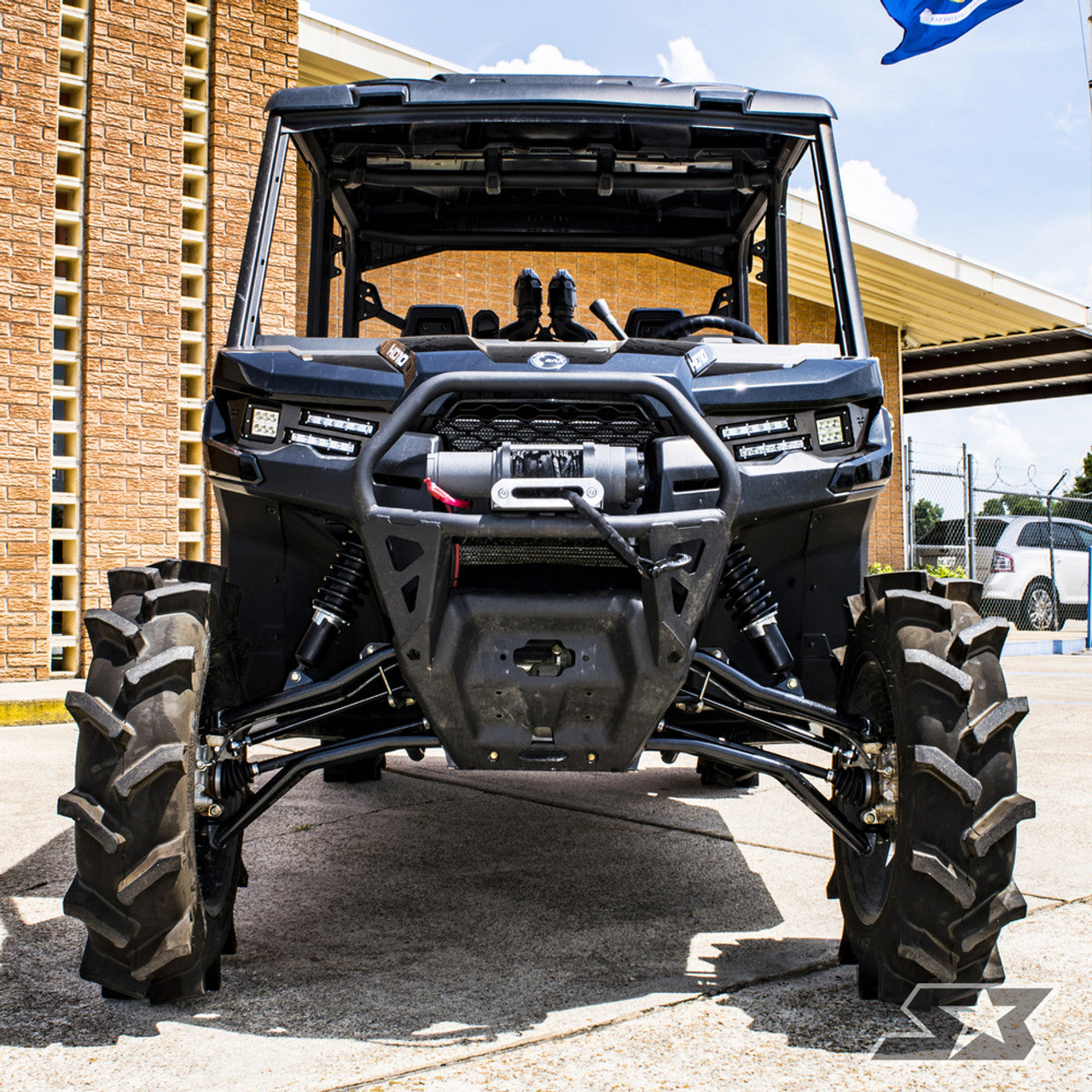 Can Am Defender +2" Forward High Clearance A-Arm Kit