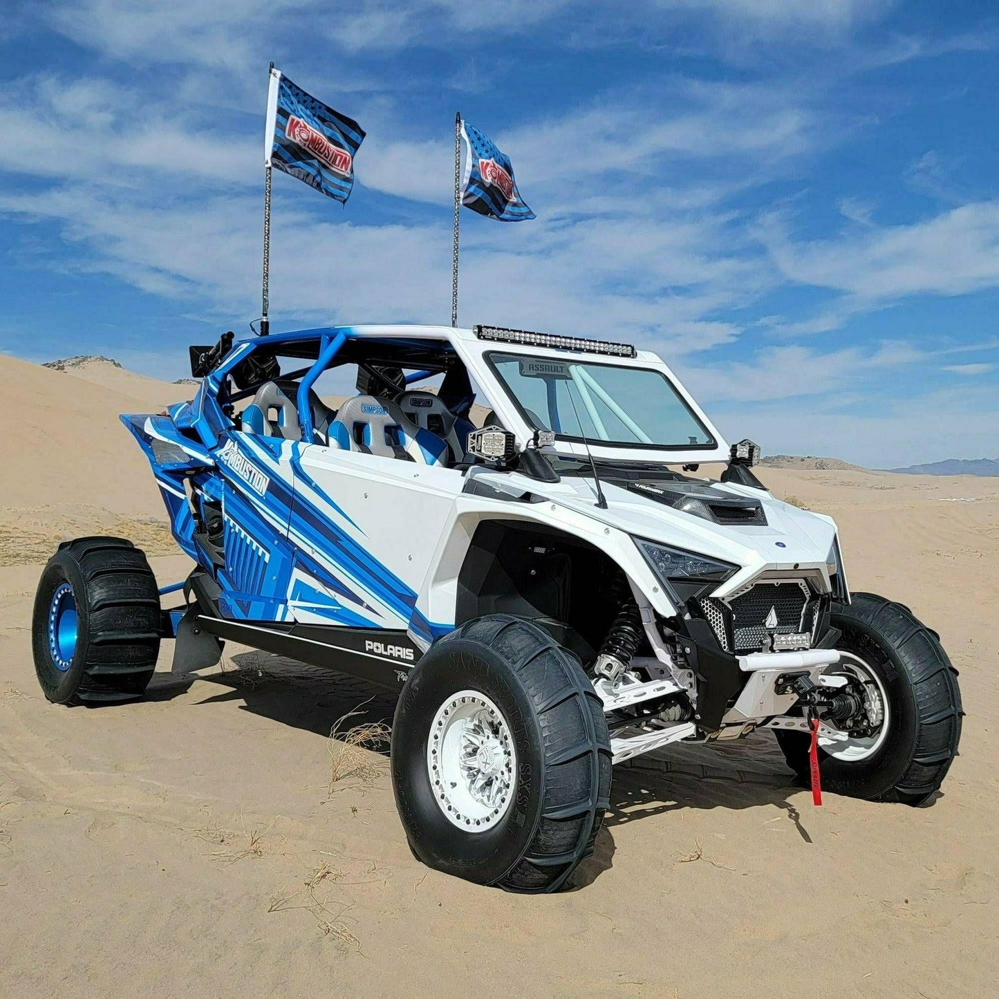 Polaris RZR Pro XP 4 Raw Fastback Shorty Cage
