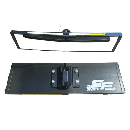 9″ Aluminum UTV Rear View Mirror With Dome Lights