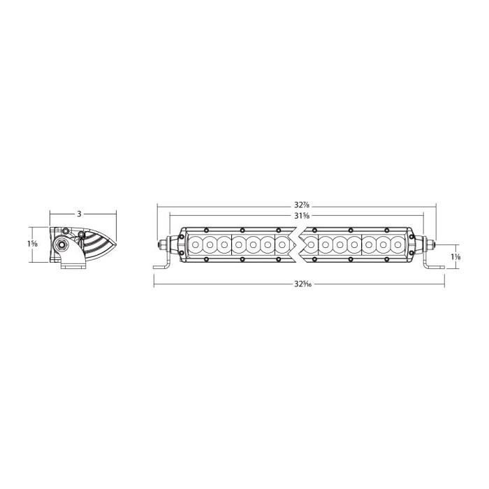 SR-Series Amber PRO Light Bar