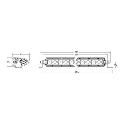SR-Series Amber PRO Light Bar