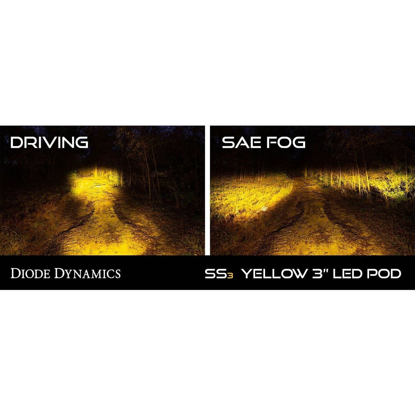 Stage Series 3" Yellow Sport LED Pods (Pair)