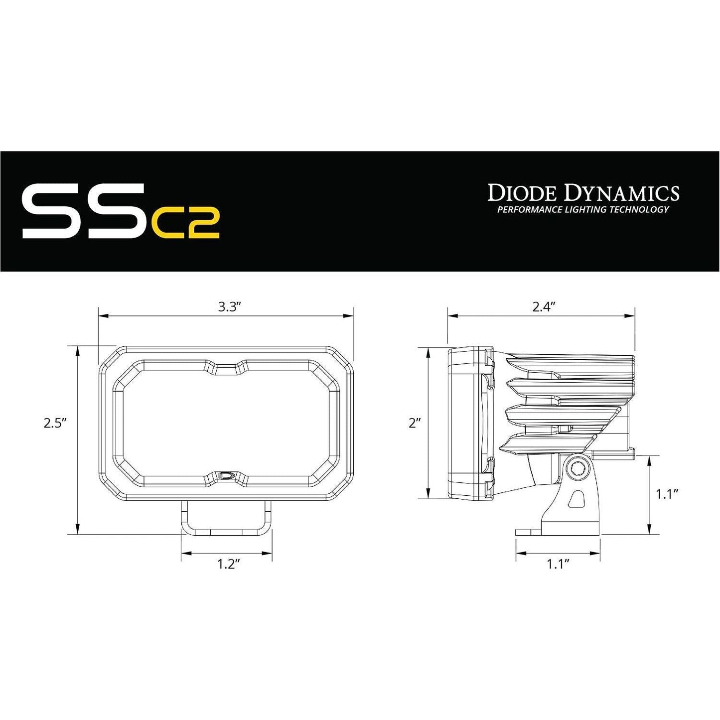 SSC2 Universal Roll Bar Chase Light Kit
