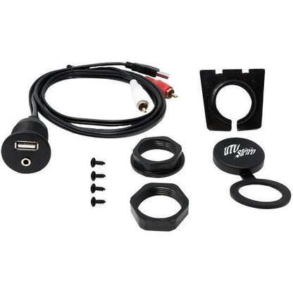 USB & Auxiliary Flush Mount Adapter
