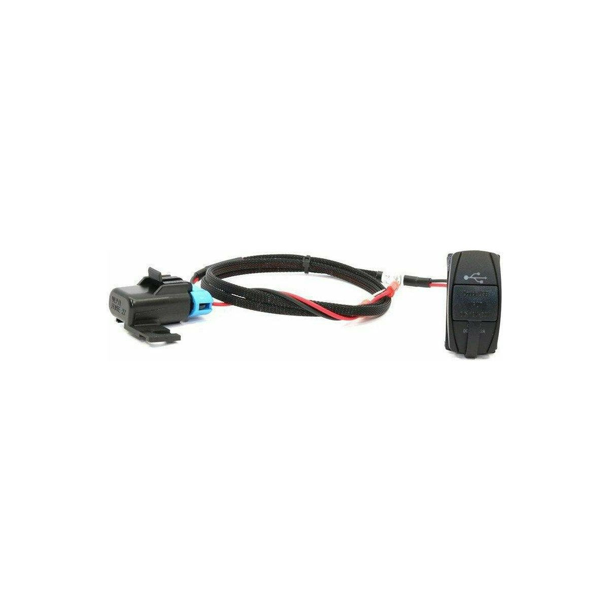 Polaris RZR Plug & Play Dual USB Power Port Rocker Switch