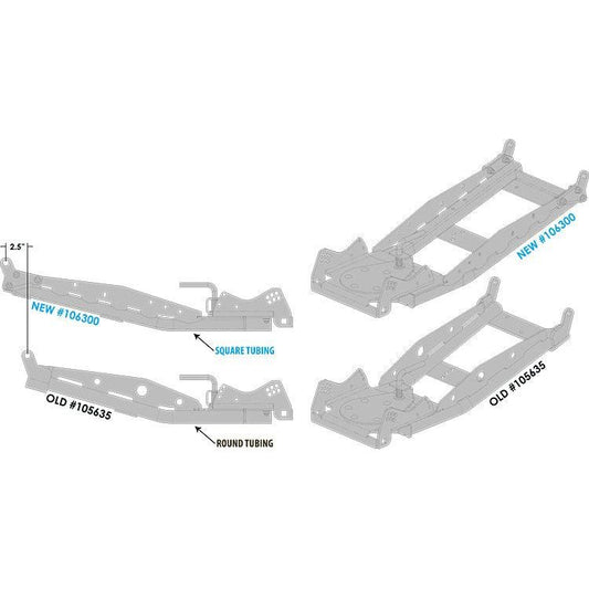 UTV Pro 2.0 Square Push Tube