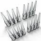 50 Caliber Racing 3/8-24 Extended Spike Lug Nuts - 60 Degree Taper Seat