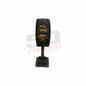 50 Caliber Racing Illuminated Dual USB Rocker Switch