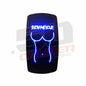 50 Caliber Racing "Show Me Your" Waterproof On/Off Rocker Switch