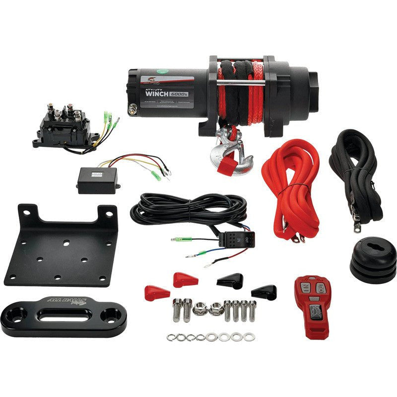 6000 LB Synthetic Rope Winch (4 Bolt)