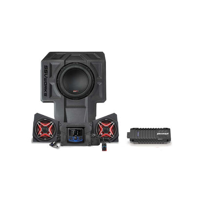 Kawasaki KRX Lighted 3-Speaker System with Head Unit
