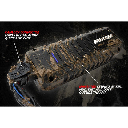 Kawasaki KRX Lighted 3-Speaker System with Head Unit