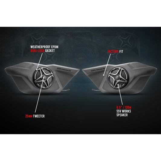 Polaris RZR Pro / Turbo R Phase X 5-Speaker Audio System